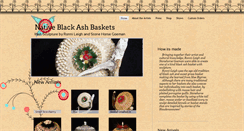 Desktop Screenshot of nativeblackashbaskets.com
